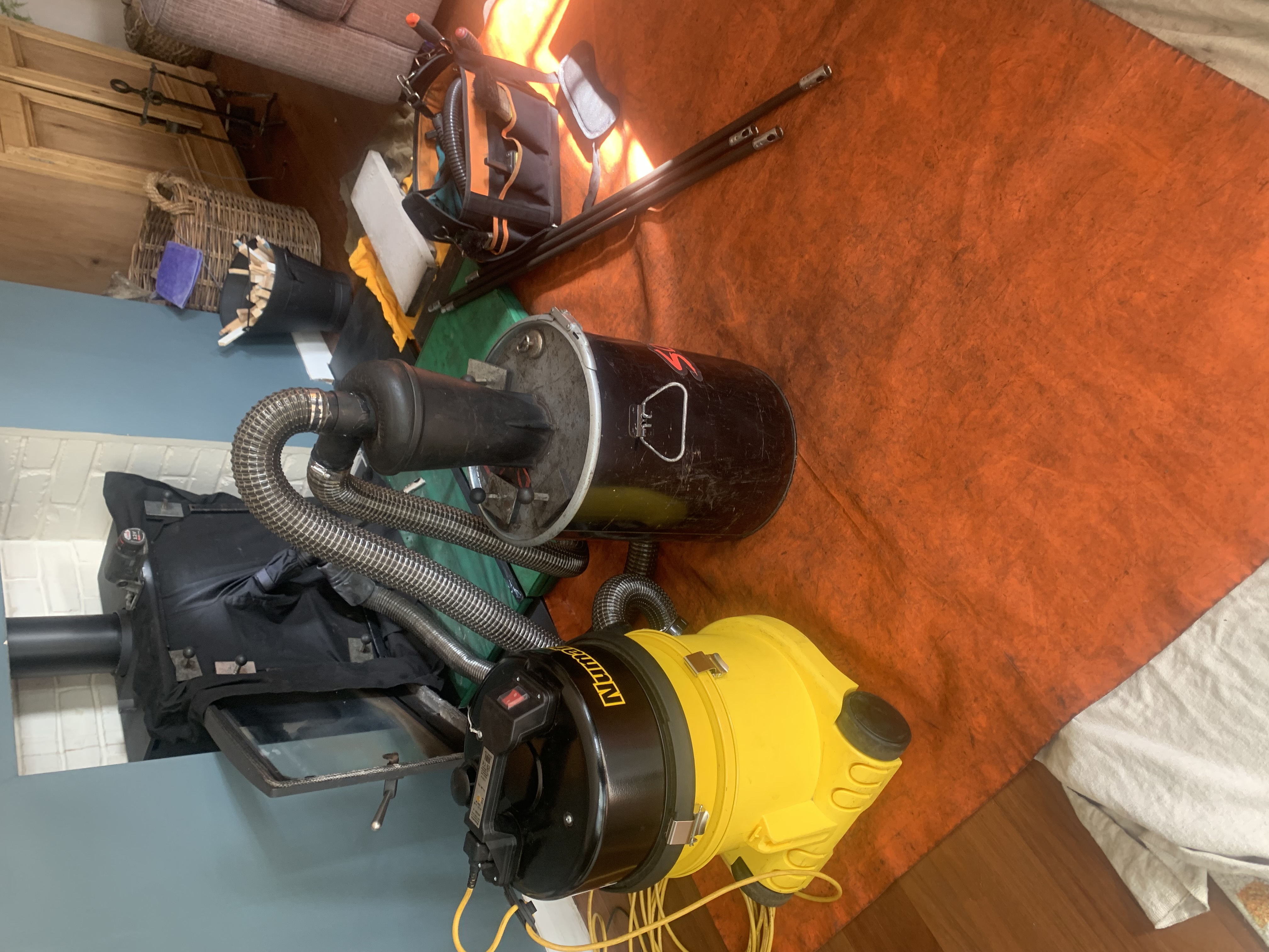 Sweeping lined stove in Haydon Bridge
